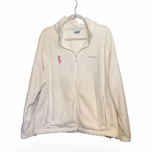 Columbia Women's White Fleece Utility Jacket